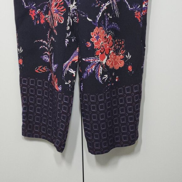 Anthropology Maeve Espoir Floral Jumpsuit Women's Size 2 - Picture 6 of 12